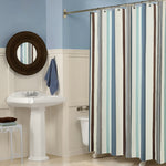 Tende da doccia in tessuto di poliestere impermeabile spesso a trama verticale multicolore, 180x180cm, 180x200cm, 200x180cm, 200x200cm, 200x220cm, 200x240cm, 180x220cm, 180x240cm, 150x180cm, 120x180cm