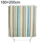 Tende da doccia in tessuto di poliestere impermeabile spesso a trama verticale multicolore, 180x180cm, 180x200cm, 200x180cm, 200x200cm, 200x220cm, 200x240cm, 180x220cm, 180x240cm, 150x180cm, 120x180cm