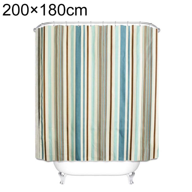 Tende da doccia in tessuto di poliestere impermeabile spesso a trama verticale multicolore, 180x180cm, 180x200cm, 200x180cm, 200x200cm, 200x220cm, 200x240cm, 180x220cm, 180x240cm, 150x180cm, 120x180cm