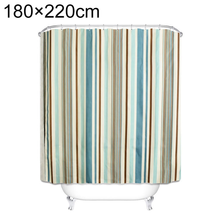 Tende da doccia in tessuto di poliestere impermeabile spesso a trama verticale multicolore, 180x180cm, 180x200cm, 200x180cm, 200x200cm, 200x220cm, 200x240cm, 180x220cm, 180x240cm, 150x180cm, 120x180cm