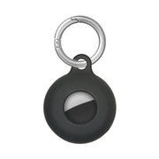 Custodia protettiva antiurto in silicone antigraffio cava a doppio lato con anello per gancio portachiavi, For AirTag