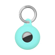 Custodia protettiva antiurto in silicone antigraffio cava a doppio lato con anello per gancio portachiavi, For AirTag