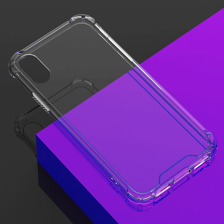 Custodia TPU con pannello acrilico per iPhone XS Max