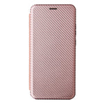 Struttura in fibra di carbonio Flip orizzontale magnetico Custodia in pelle TPU + PC + PU con slot per schede, For Oukitel C23 Pro, For Samsung Galaxy A22 4G, For ZTE Libero 5G