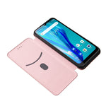 Struttura in fibra di carbonio Flip orizzontale magnetico Custodia in pelle TPU + PC + PU con slot per schede, For Oukitel C23 Pro, For Samsung Galaxy A22 4G, For ZTE Libero 5G