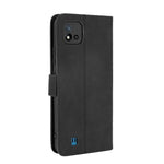Tinta unita Skin Feel Fibbia magnetica Flip orizzontale Custodia in pelle PU con struttura in vitello con supporto e slot per schede e portafoglio, For OPPO Realme C11 (2021) / Realme C20, For TCL 20 Pro 5G, For TCL 20S, For Tone e21
