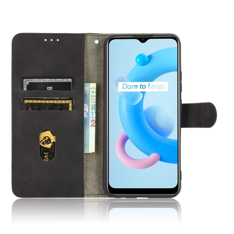 Tinta unita Skin Feel Fibbia magnetica Flip orizzontale Custodia in pelle PU con struttura in vitello con supporto e slot per schede e portafoglio, For OPPO Realme C11 (2021) / Realme C20, For TCL 20 Pro 5G, For TCL 20S, For Tone e21