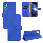 Tinta unita Skin Feel Fibbia magnetica Flip orizzontale Custodia in pelle PU con struttura in vitello con supporto e slot per schede e portafoglio, For OPPO Realme C11 (2021) / Realme C20, For TCL 20 Pro 5G, For TCL 20S, For Tone e21