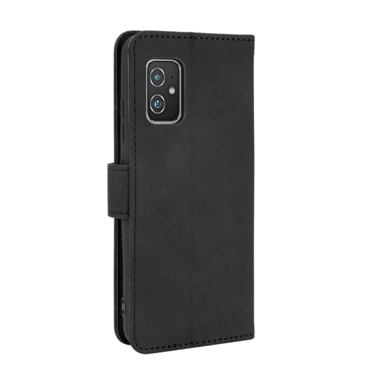 Tinta unita Skin Feel Fibbia magnetica Flip orizzontale Custodia in pelle PU con struttura in vitello con supporto e slot per schede e portafoglio, For Asus Zenfone 8 / ZS590KS (8 Mini)