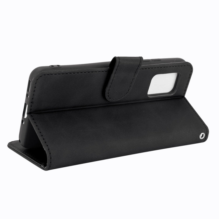 Tinta unita Skin Feel Fibbia magnetica Flip orizzontale Custodia in pelle PU con struttura in vitello con supporto e slot per schede e portafoglio, For Asus Zenfone 8 / ZS590KS (8 Mini)