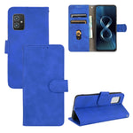 Tinta unita Skin Feel Fibbia magnetica Flip orizzontale Custodia in pelle PU con struttura in vitello con supporto e slot per schede e portafoglio, For Asus Zenfone 8 / ZS590KS (8 Mini)