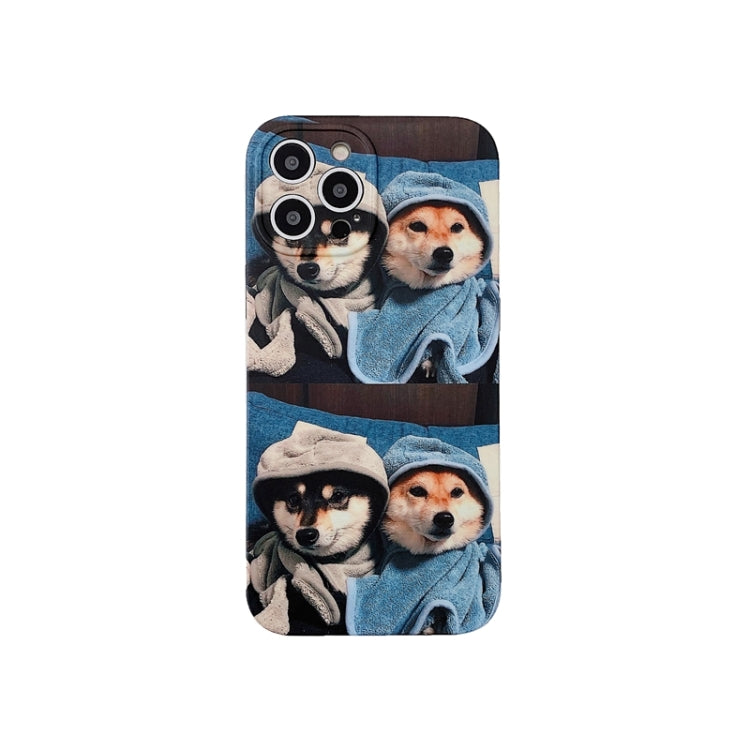 Custodia protettiva in TPU con motivo colorato per iPhone 12