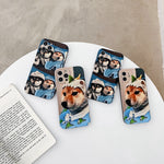Custodia protettiva in TPU con motivo colorato per iPhone 12