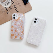 Shell Texture IMD Custodia protettiva in TPU a mezza copertura, For iPhone 11, For iPhone 11 Pro, For iPhone 11 Pro Max, For iPhone 12 mini, For iPhone 12 / 12 Pro, For iPhone 12 Pro Max