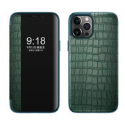 Custodia in pelle a vibrazione orizzontale con finestra di visualizzazione della trama del coccodrillo, For iPhone 11, For iPhone 11 Pro, For iPhone 11 Pro Max