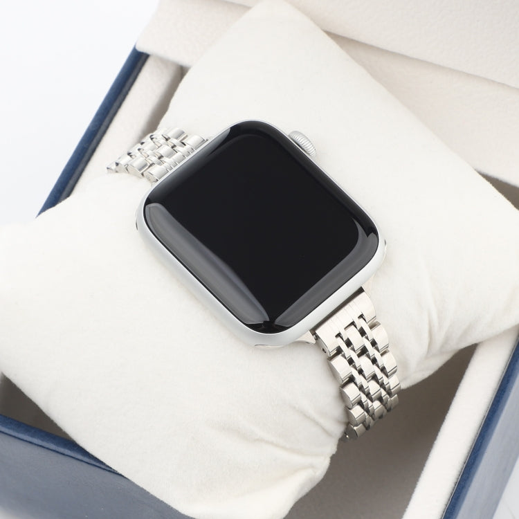 Cinturino cinturino in acciaio inossidabile con sette perline a vita piccola per Apple Watch Series 6 SE &, For Apple Watch Ultra 49mm / Series 8&7 45mm / SE 2&6&SE&5&4 44mm / 3&2&1 42mm                                                                  ...