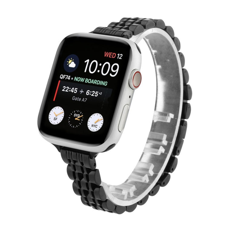 Cinturino cinturino in acciaio inossidabile con sette perline a vita piccola per Apple Watch Series 6 SE &, For Apple Watch Series 7 45mm / 6 & SE & 5 & 4 44mm / 3 & 2 & 1 42mm, For Apple Watch Series 8&7 41mm / SE 2&6&SE&5&4 40mm / 3&2&1 38mm