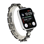 Cinturino cinturino in acciaio inossidabile con sette perline a vita piccola per Apple Watch Series 6 SE &, For Apple Watch Ultra 49mm / Series 8&7 45mm / SE 2&6&SE&5&4 44mm / 3&2&1 42mm, For Apple Watch Series 8&7 41mm / SE 2&6&SE&5&4 40mm / 3&2&1 38m...