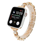 Cinturino cinturino in acciaio inossidabile con sette perline a vita piccola per Apple Watch Series 6 SE &, For Apple Watch Ultra 49mm / Series 8&7 45mm / SE 2&6&SE&5&4 44mm / 3&2&1 42mm, For Apple Watch Series 8&7 41mm / SE 2&6&SE&5&4 40mm / 3&2&1 38m...