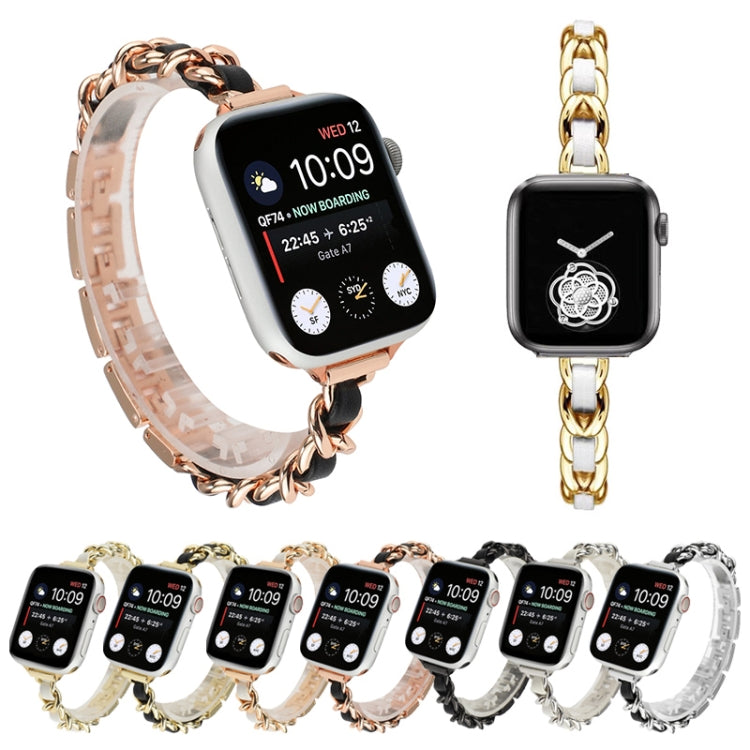 Cinturino cinturino in acciaio inossidabile con sette perline a vita piccola per Apple Watch Series 6 SE &, For Apple Watch Ultra 49mm / Series 8&7 45mm / SE 2&6&SE&5&4 44mm / 3&2&1 42mm, For Apple Watch Series 8&7 41mm / SE 2&6&SE&5&4 40mm / 3&2&1 38m...