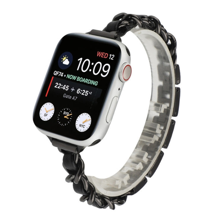 Cinturino cinturino in acciaio inossidabile con sette perline a vita piccola per Apple Watch Series 6 SE &, For Apple Watch Ultra 49mm / Series 8&7 45mm / SE 2&6&SE&5&4 44mm / 3&2&1 42mm, For Apple Watch Series 8&7 41mm / SE 2&6&SE&5&4 40mm / 3&2&1 38m...