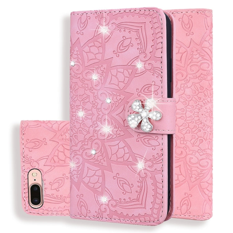 Custodia portafoglio in pelle goffrata per iPhone