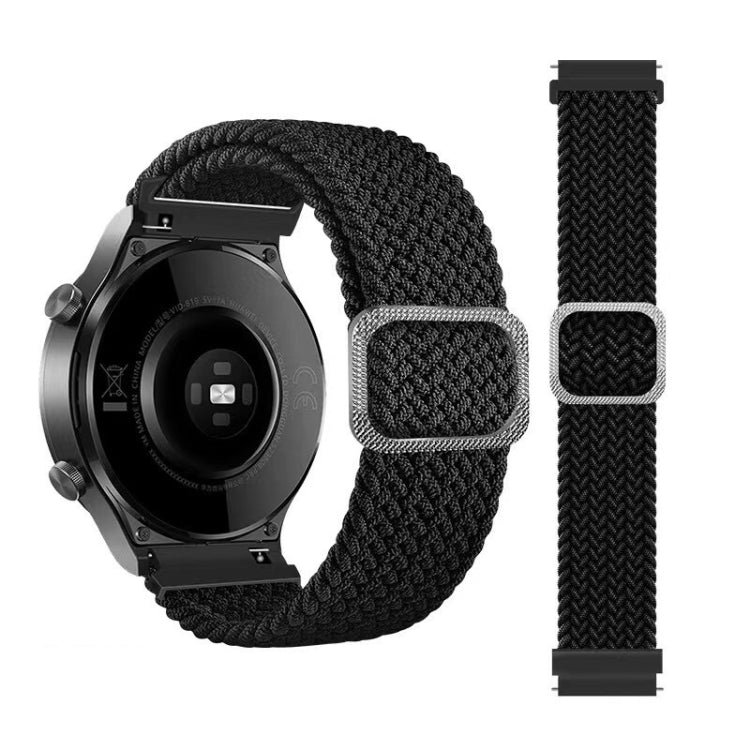 Cinturino di ricambio elastico intrecciato in nylon regolabile, For Huawei Watch 3 / 3 Pro