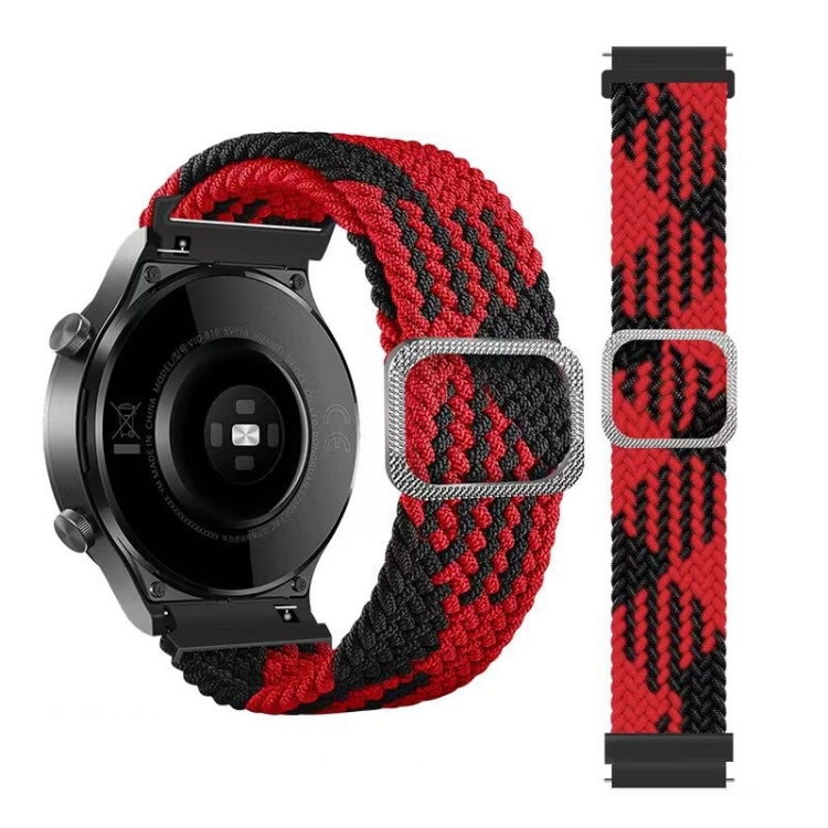 Cinturino di ricambio elastico intrecciato in nylon regolabile, For Huawei Watch 3 / 3 Pro