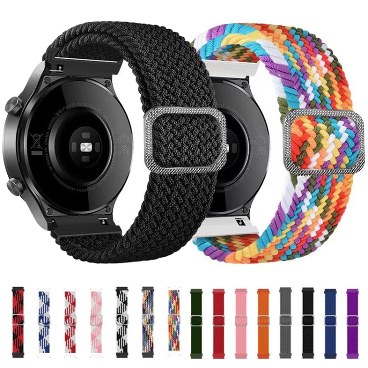Cinturino di ricambio elastico intrecciato in nylon regolabile, For Huawei Watch 3 / 3 Pro
