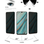 Pellicola vetro temperato 9H antiriflesso privacy per smartphone