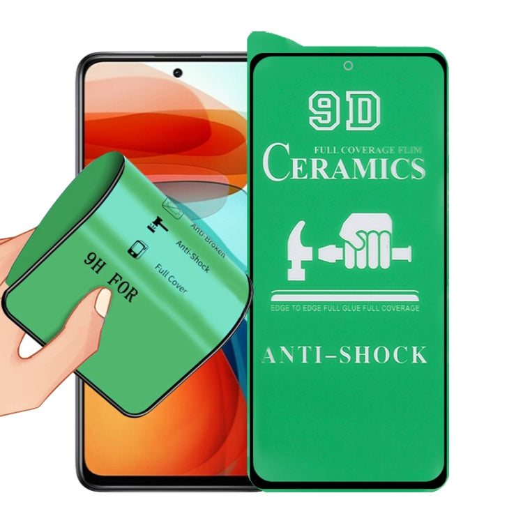 Film ceramico a colla a schermo intero 9D, For Xiaomi Redmi Note 10 Pro (1 PC), For Xiaomi Redmi Note 10 Pro Max (1 PC), For Xiaomi Redmi Note 10S (1 PC)