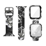 Cinturino per orologio di ricambio integrato con stampa in silicone, For Apple Watch Series 6 / 5 / 4 / Watch SE 44mm