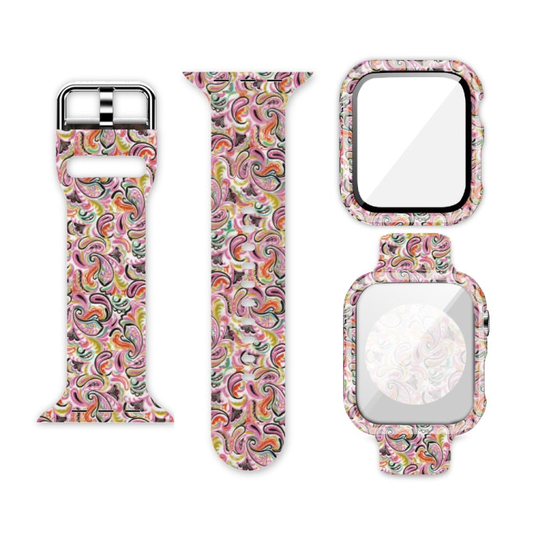 Cinturino per orologio di ricambio integrato con stampa in silicone, For Apple Watch Series 6 / 5 / 4 / Watch SE 40mm