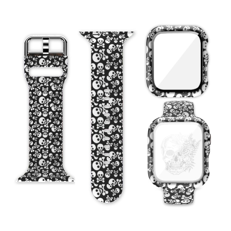 Cinturino per orologio di ricambio integrato con stampa in silicone, For Apple Watch Series 6 / 5 / 4 / Watch SE 40mm