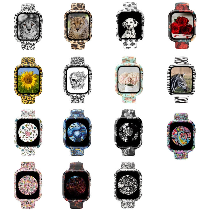 Cinturino per orologio di ricambio integrato con stampa in silicone, For Apple Watch Series 6 / 5 / 4 / Watch SE 40mm