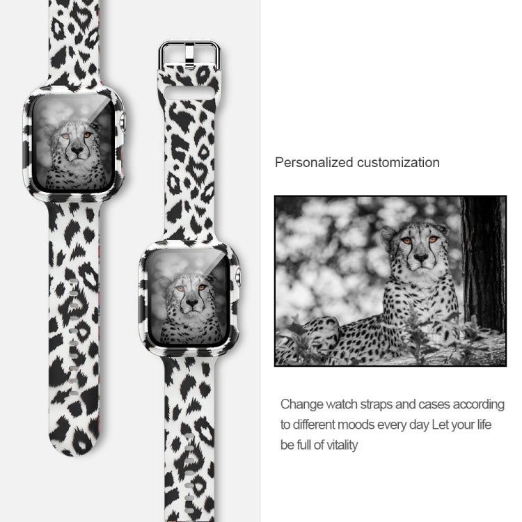 Cinturino per orologio di ricambio integrato con stampa in silicone, For Apple Watch Series 3 & 2 & 1 42mm