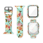 Cinturino per orologio di ricambio integrato con stampa in silicone, For Apple Watch Series 3 & 2 & 1 38mm