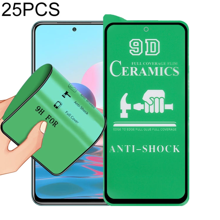 25 pellicole ceramiche per colla a schermo intero 9D a schermo intero, For Xiaomi Redmi Note 10 4G (25 PCS), For Xiaomi Redmi Note 10 5G (25 PCS), For Xiaomi Redmi Note 10 Pro (25 PCS), For Xiaomi Redmi Note 10 Pro Max (25 PCS)                         ...