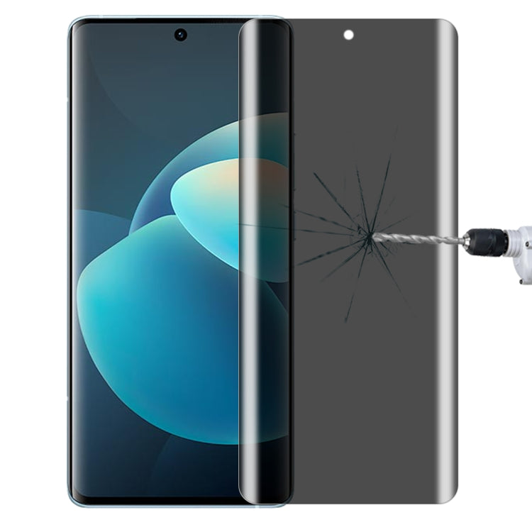0,3 mm 9H Durezza superficiale 3D Superficie curva Privacy Glass Film, For vivo X50 Pro (1 PCS), For OnePlus 8 Pro (1 PCS), For Meizu 18 Pro / 18s Pro (1 PCS), For Xiaomi Mi 11 (1 PCS), For OPPO Reno5 Pro 5G (1 PCS), For OnePlus 9 Pro (1 PCS)          ...