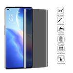 Pellicola vetro temperato privacy 9H 0.3mm per smartphone