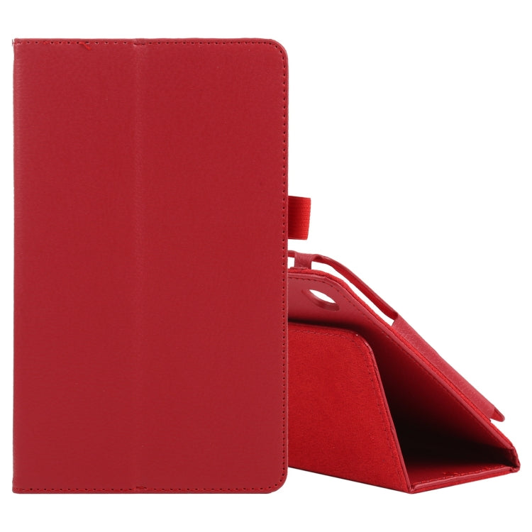 Custodia in pelle flip orizzontale tinta unita con texture Litchi con supporto e slot per penna, For Samsung Galaxy Tab A7 Lite T220 / T225