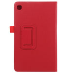 Custodia in pelle flip orizzontale tinta unita con texture Litchi con supporto e slot per penna, For Samsung Galaxy Tab A7 Lite T220 / T225