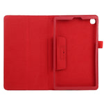 Custodia in pelle flip orizzontale tinta unita con texture Litchi con supporto e slot per penna, For Samsung Galaxy Tab A7 Lite T220 / T225