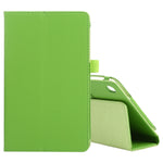 Custodia in pelle flip orizzontale tinta unita con texture Litchi con supporto e slot per penna, For Samsung Galaxy Tab A7 Lite T220 / T225