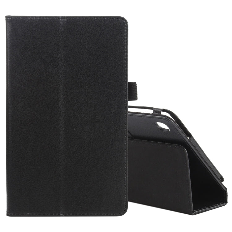 Custodia in pelle flip orizzontale tinta unita con texture Litchi con supporto e slot per penna, For Samsung Galaxy Tab A7 Lite T220 / T225