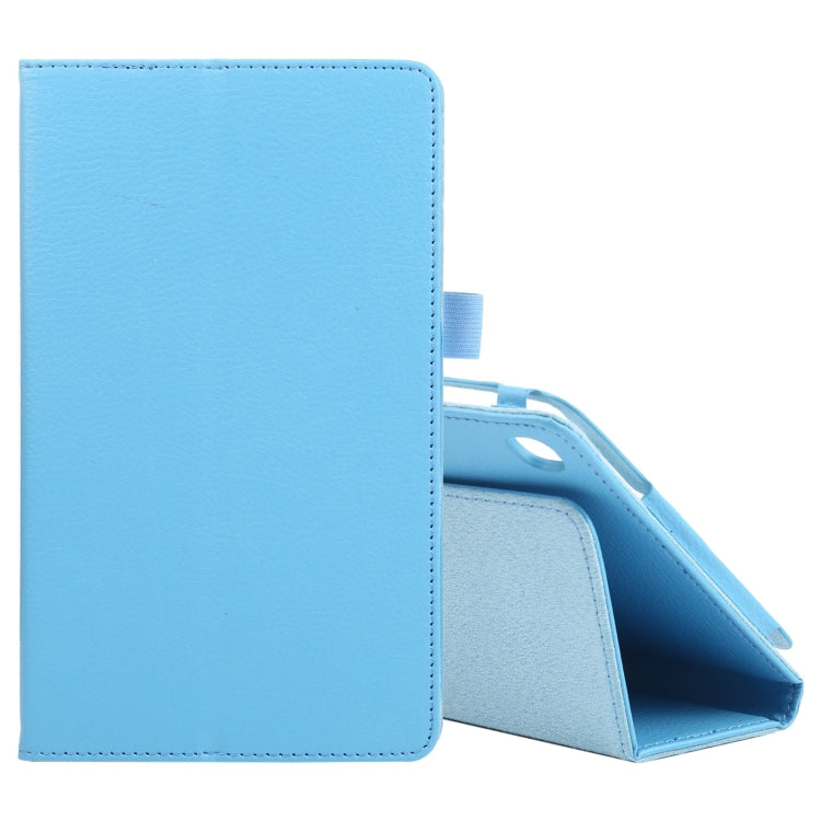Custodia in pelle flip orizzontale tinta unita con texture Litchi con supporto e slot per penna, For Samsung Galaxy Tab A7 Lite T220 / T225