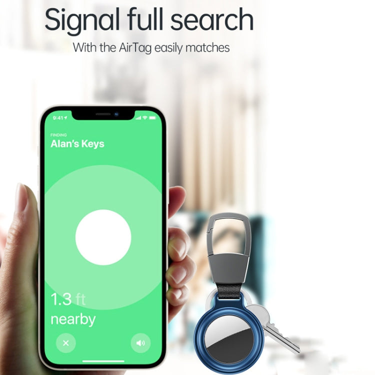 Custodia protettiva in lega di alluminio per AirTag Apple