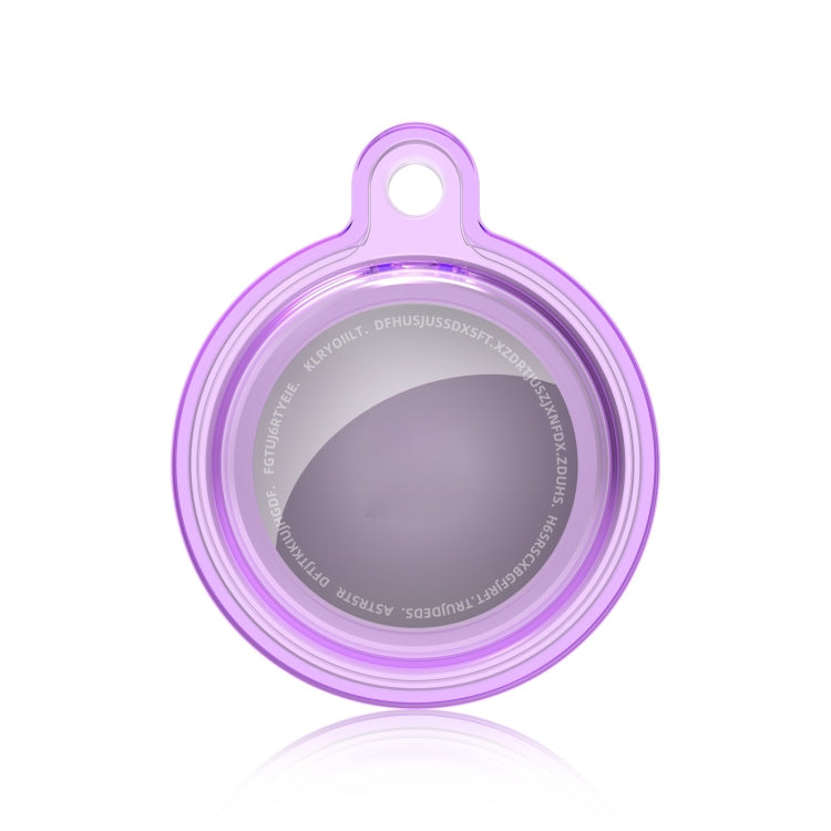Custodia protettiva trasparente per Apple AirTag con gancio
