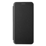 Struttura in fibra di carbonio Flip orizzontale magnetico Custodia in pelle TPU + PC + PU con slot per schede, For TCL 20S, For Asus Zenfone 8 / ZS590KS (8 Mini)