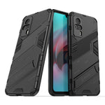 Punk Armor 2 in 1 PC + custodia antiurto in TPU con supporto invisibile, For vivo S9e, For Samsung Galaxy F52 5G